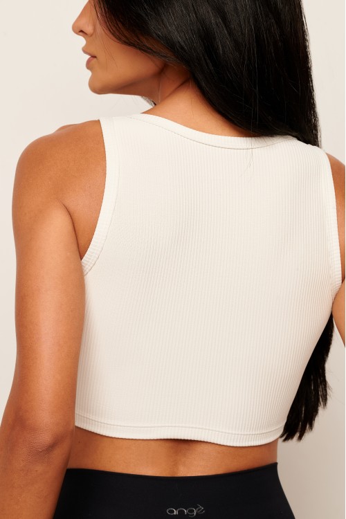 Top Cropped Ultra Sculpt Vanilla