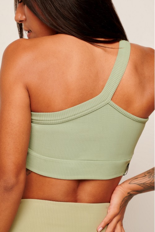 Top One Shoulder Ultra Sculpt Olive