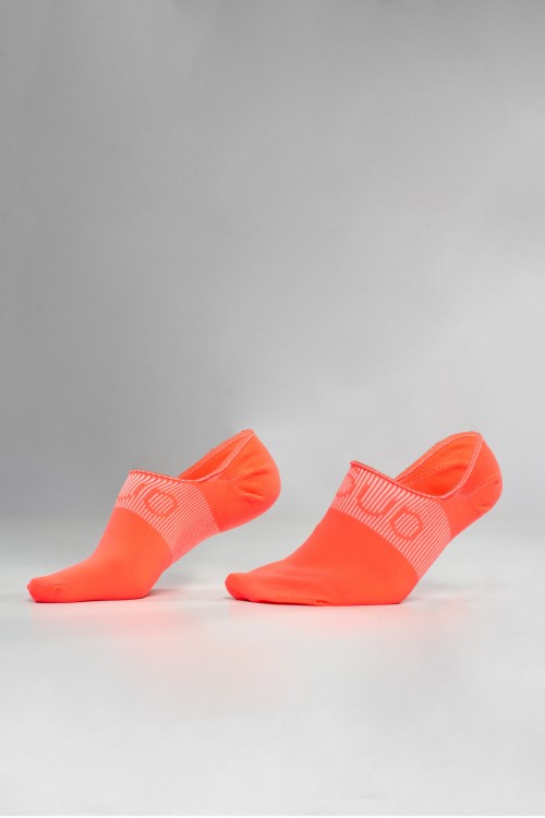 Meia Invisível Laranja Neon