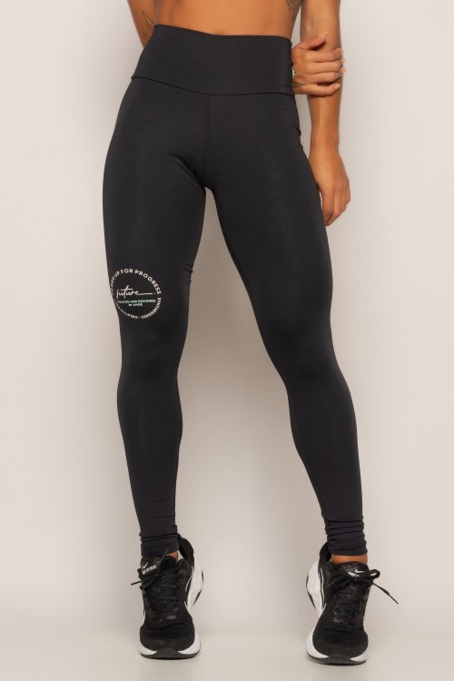 Calça Legging Preta Futuristic