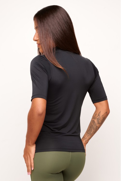 Blusa Preta UV 3/4 básica