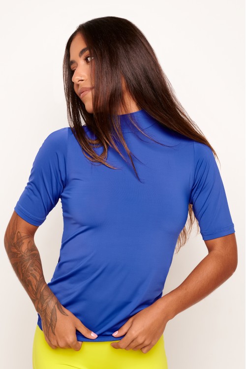 Blusa Azul UV 3/4 básica