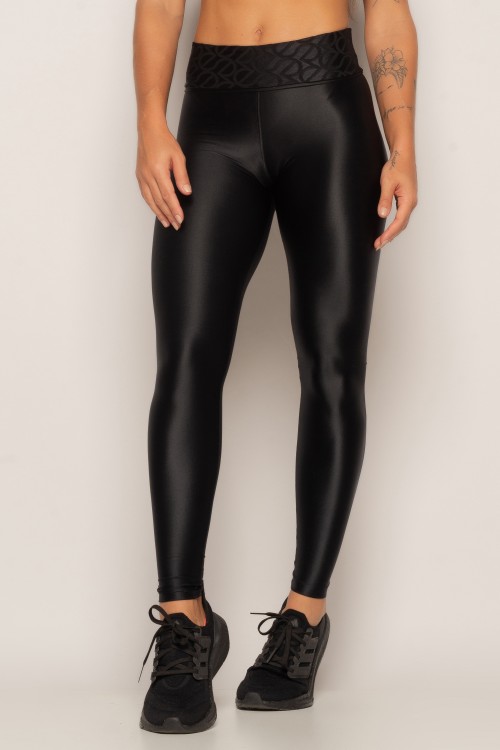 Calça Legging Preta Crypto