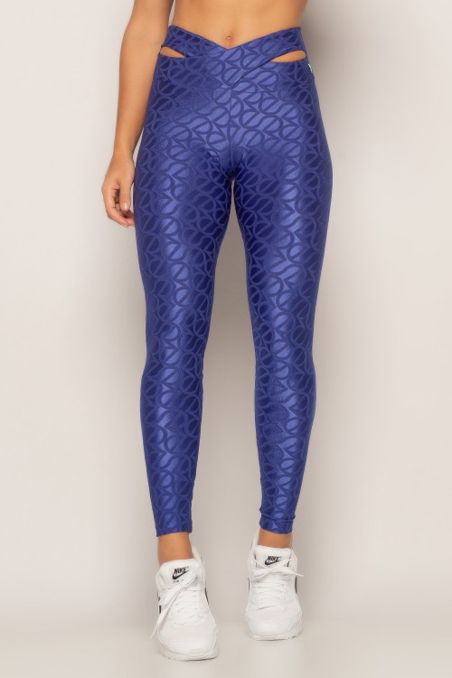 Calça Legging Azul Sci-Fi