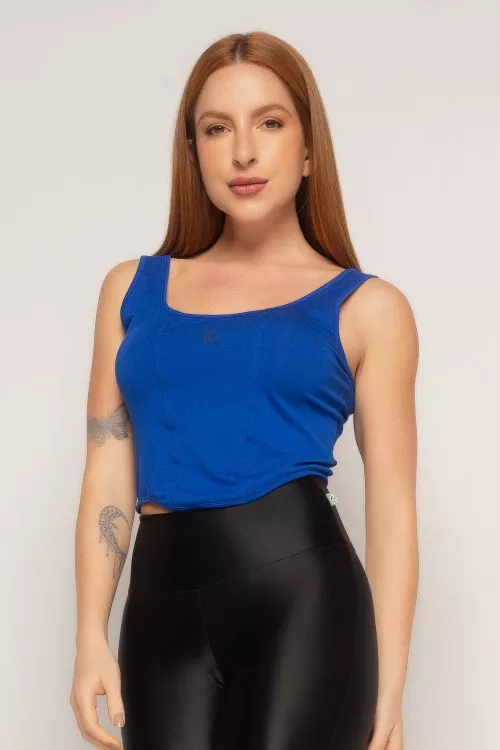 Regata Cropped Azul Skin