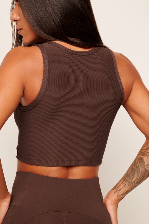 Top Cropped Ultra Sculpt Brownie