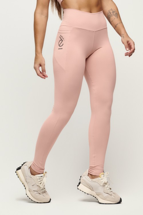 Calça Legging Rosê Endurance