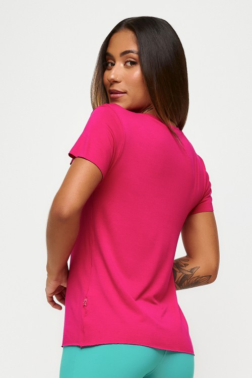 Blusa Cereja Básica Manga Curta