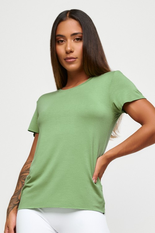 Blusa Alecrim Básica Manga Curta