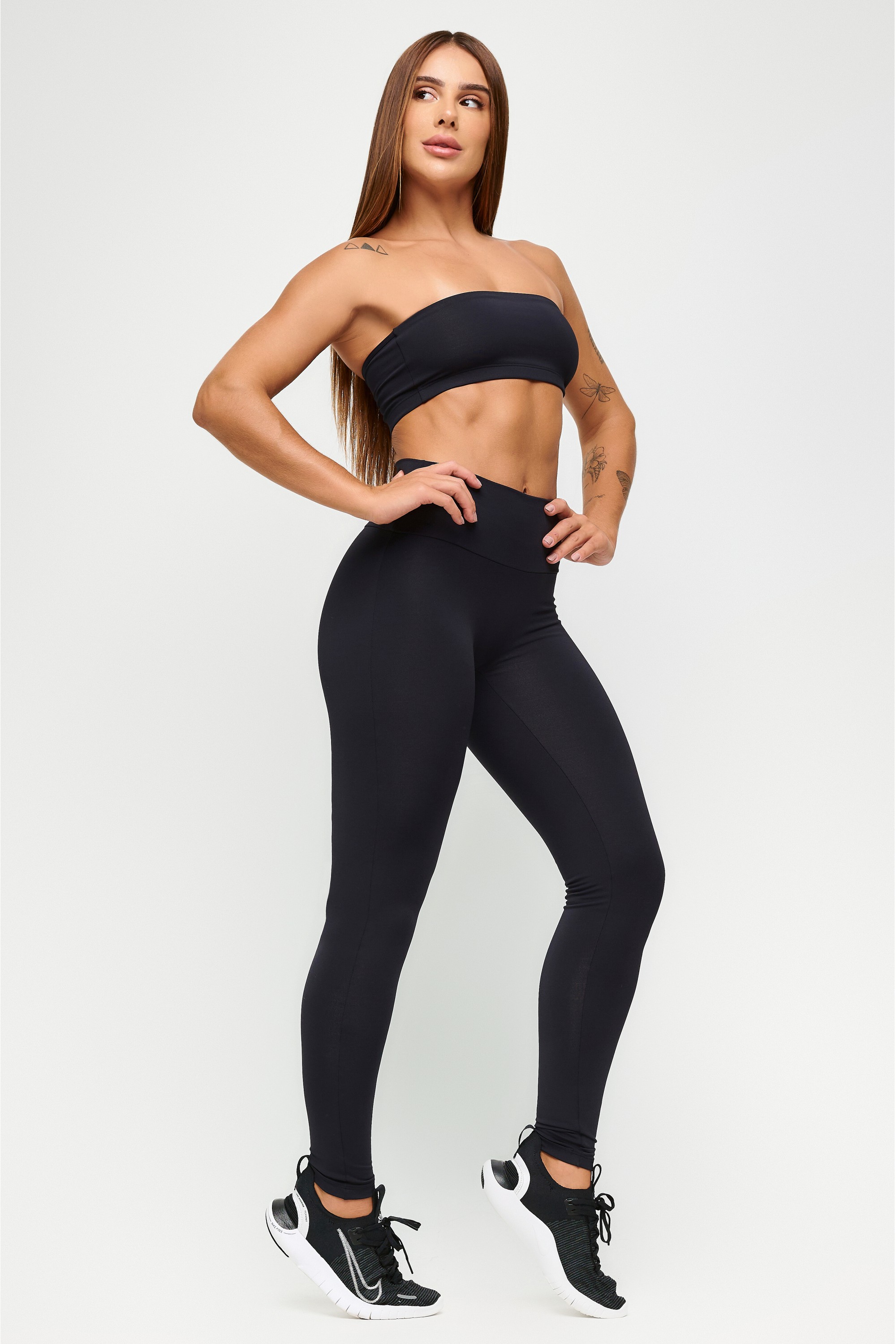 Calça Legging Preta Lisa