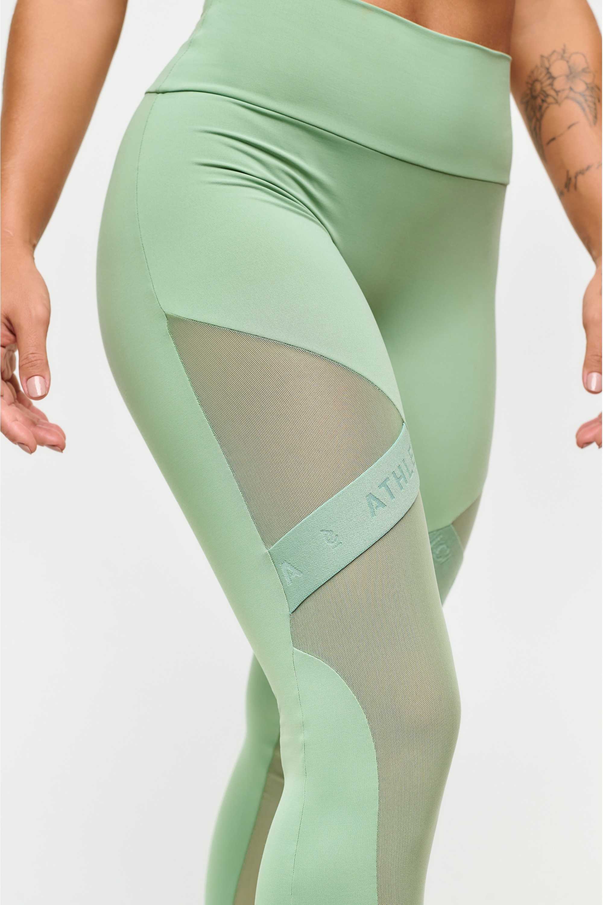 Calça Legging Mescla Midi Hashtag