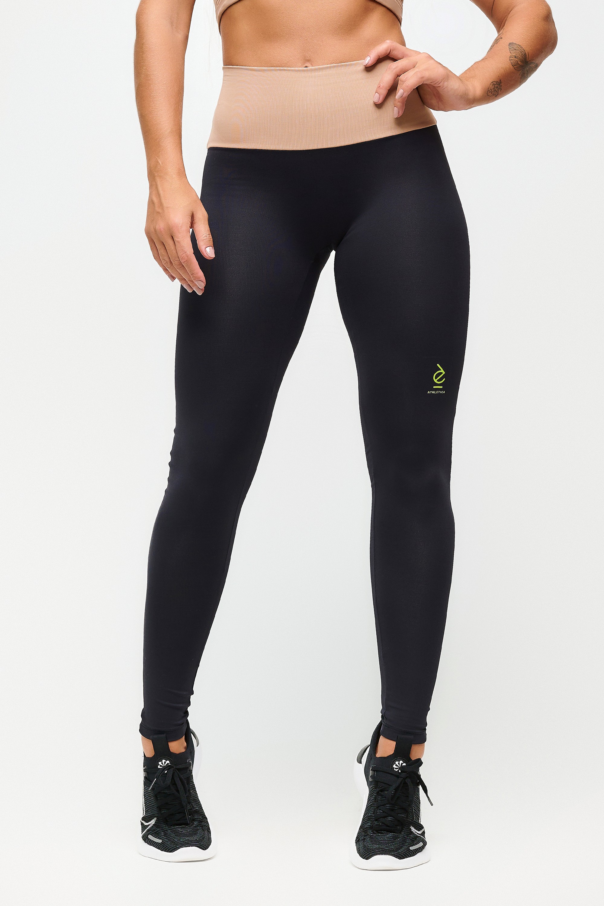 Calça Legging Preta Design