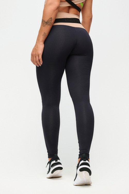 Calça Legging Preta Design