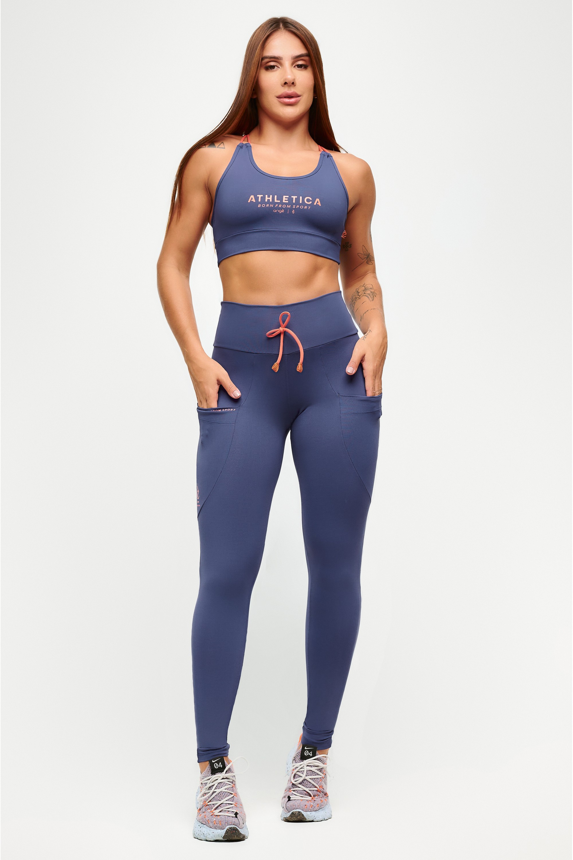 Calça Legging Marinho Boost