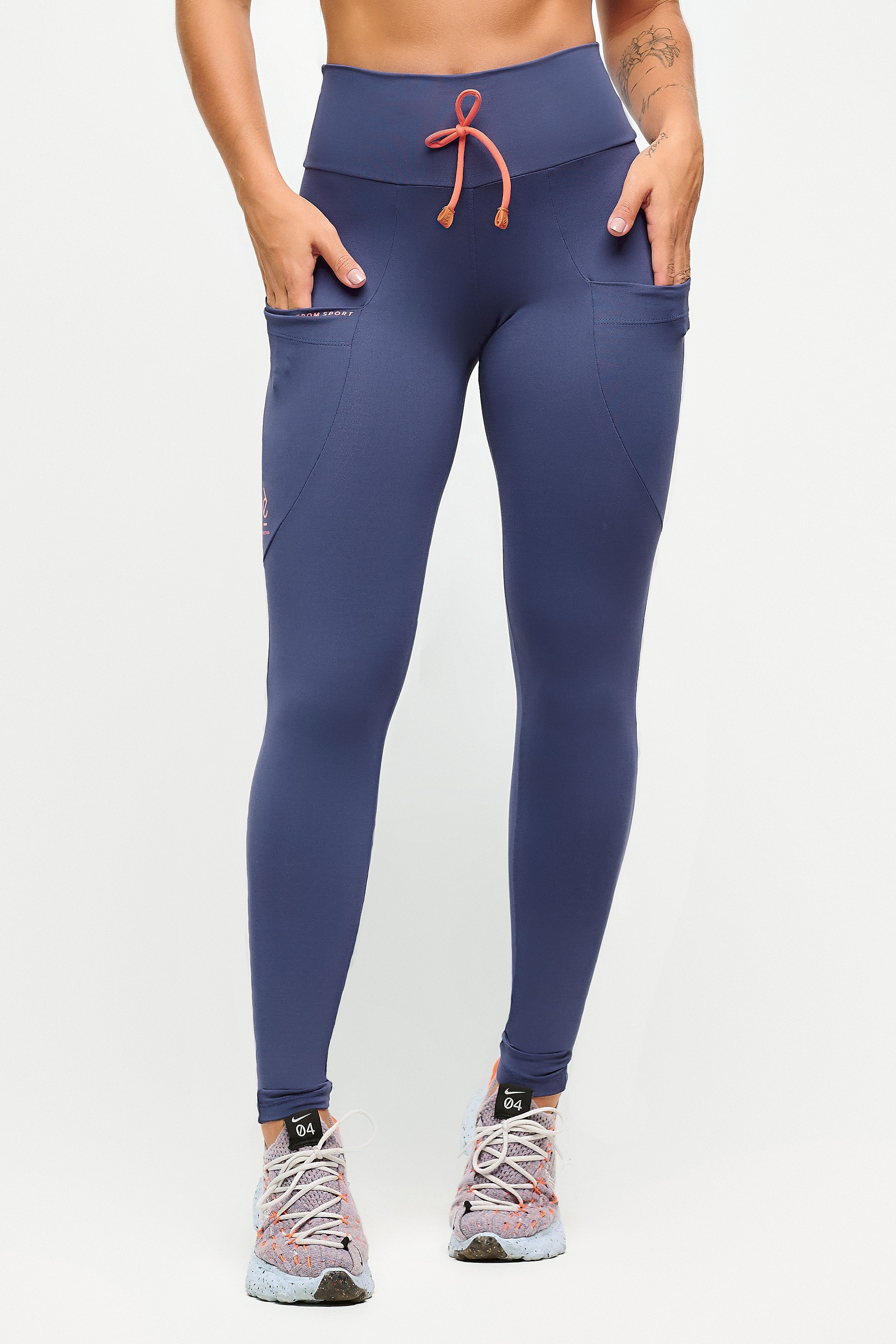 Calça Legging Marinho Boost