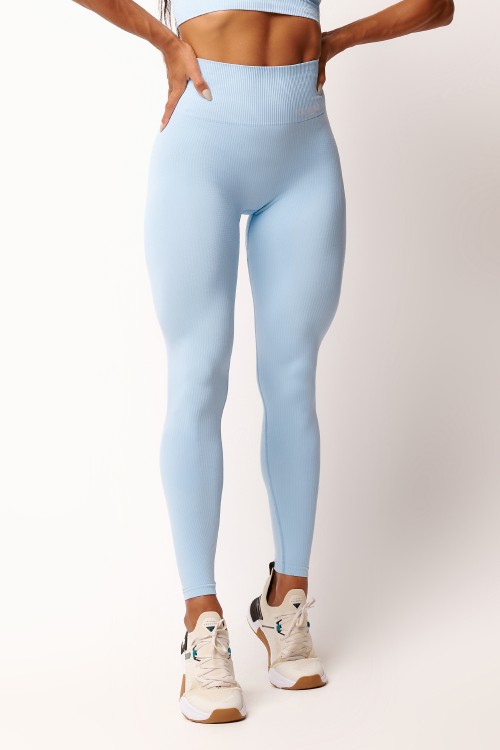 Calça Legging Seamless Azul Lift Contour