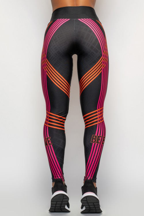 Calça Legging Feminina com Estampa Sublimada Braver