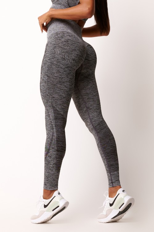 Calça Legging Seamless Mescla Escuro Up Body