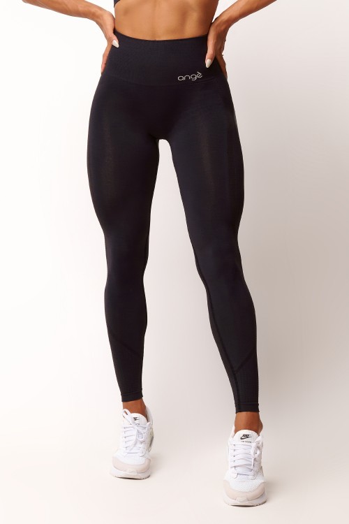 Calça Legging Seamless Preta Up Body