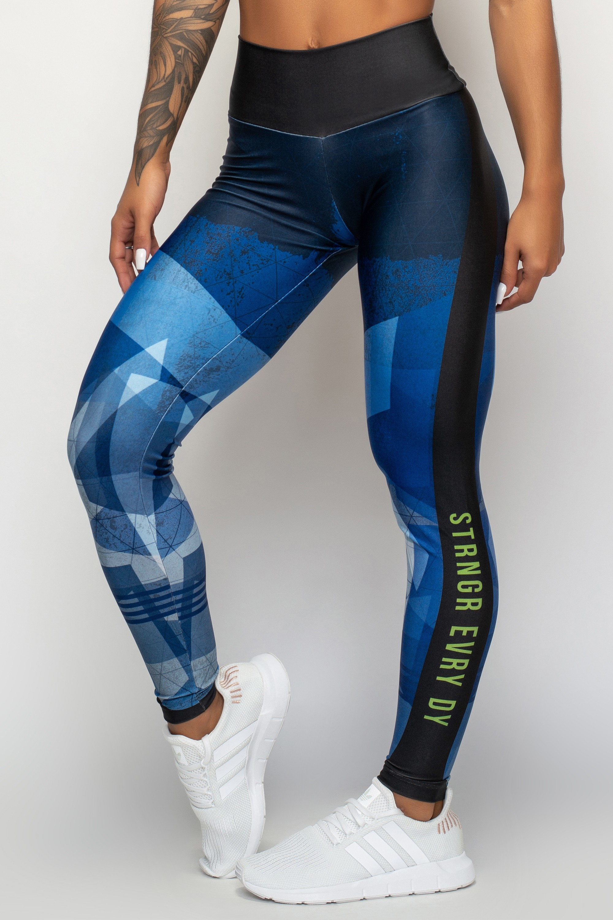 calça legging estampa jeans