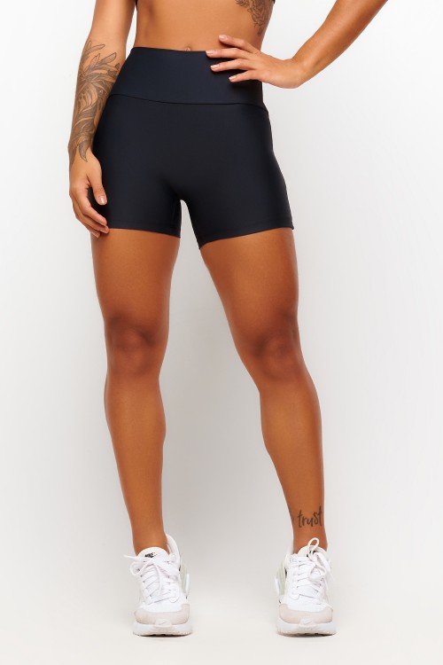 Short Preto Soft Light Levanta Bumbum