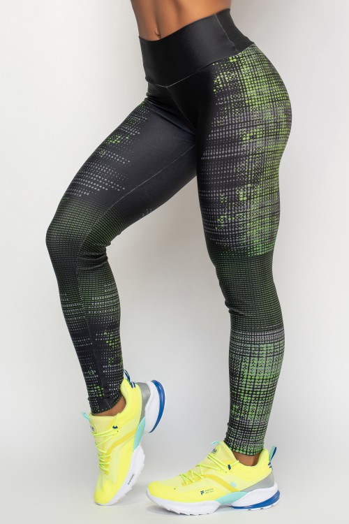Calça Legging Feminina com Estampa Sublimada Springs
