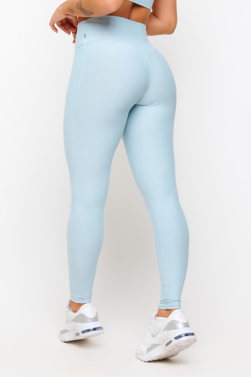 Calça Legging Azul Soft Light Levanta Bumbum