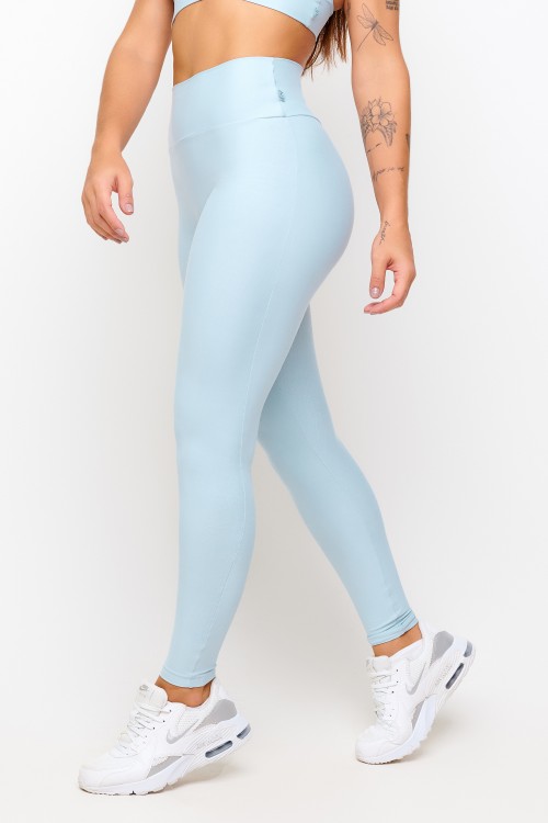 Calça Legging Azul Soft Light Levanta Bumbum