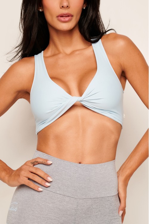 Top Azul Soft Light Torcido Lifting