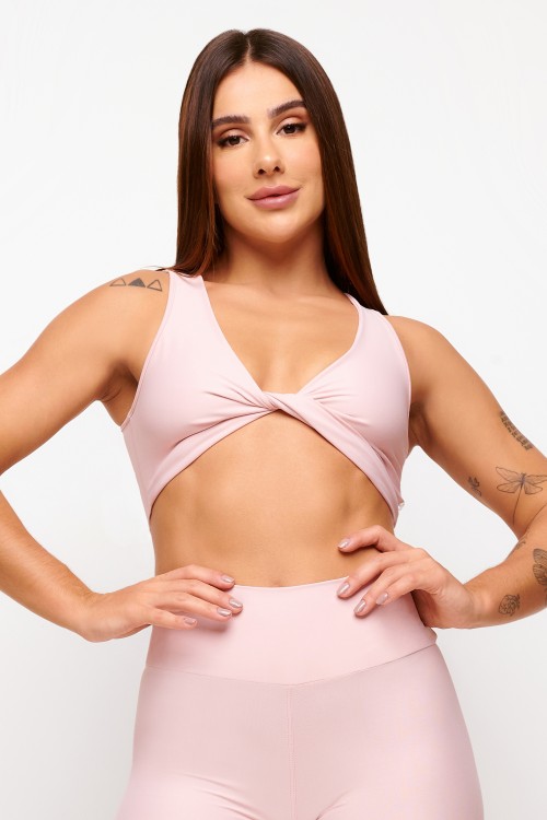 Top Rosê Soft Light Torcido Lifting