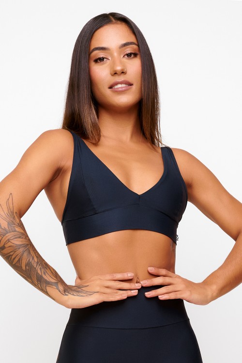 Top Preto Soft Light Club