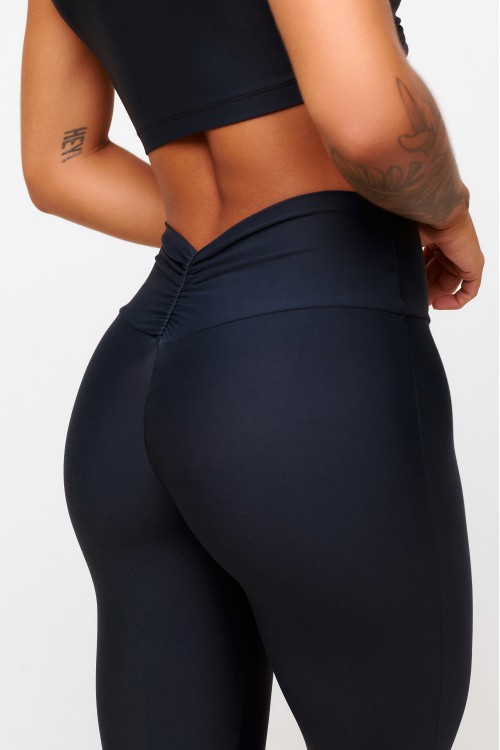 Calça Legging Preta Soft Light Shaper