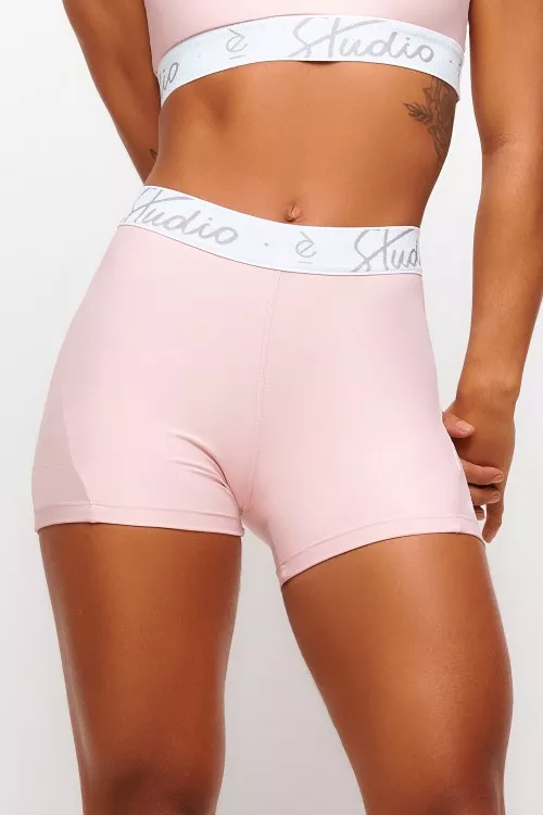 Short Rosê com bolso Soft Light Coreo