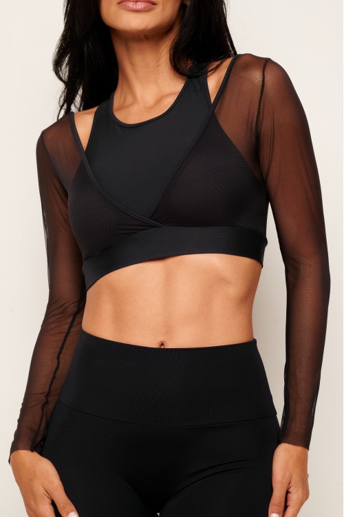 Top Preto Soft Light Ballerina