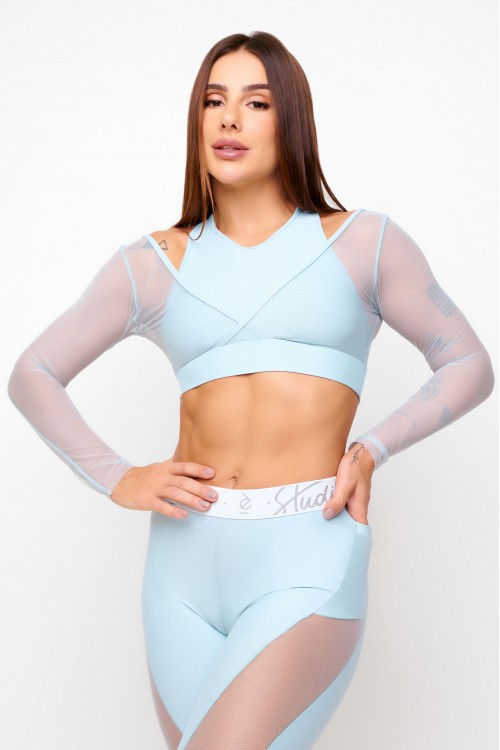 Top Azul Soft Light Ballerina