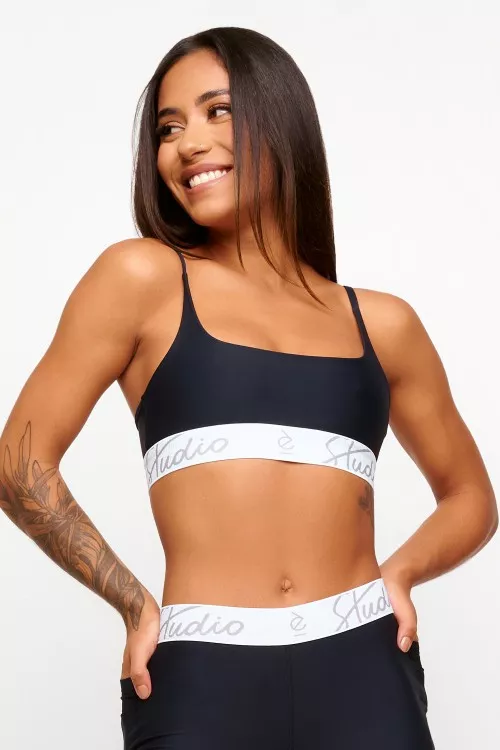 Top Preto Soft Light Minimal