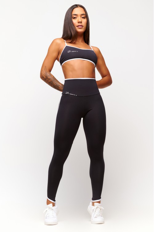 Calça Legging Preta College