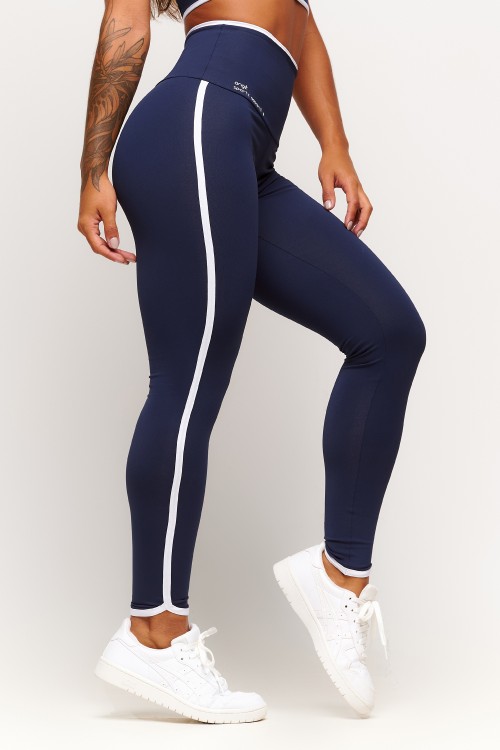 Calça Legging Azul Marinho College