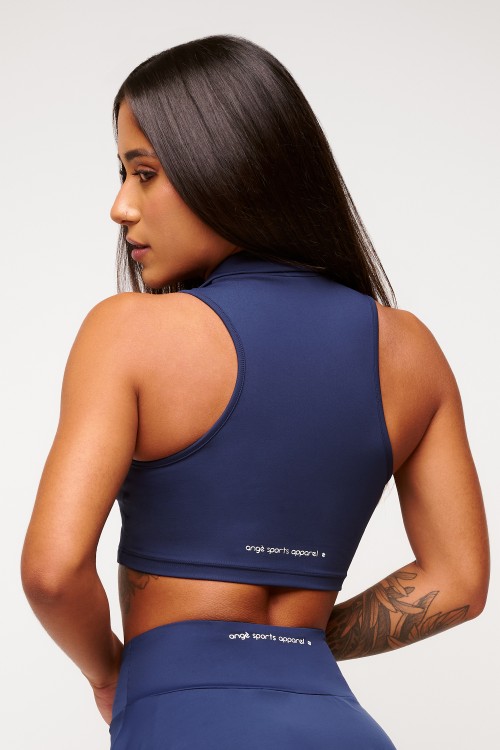 Top Azul Marinho Polo