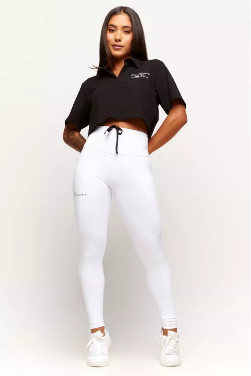 Blusa Gola Polo Preta Athleisure Group