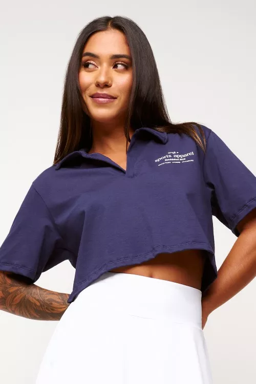 Blusa Gola Polo Azul Marinho Athleisure Group