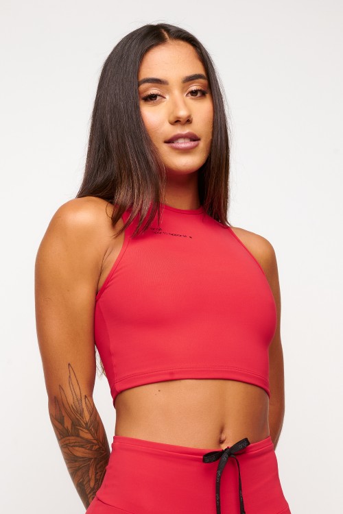 Top Vermelho Tiebreak