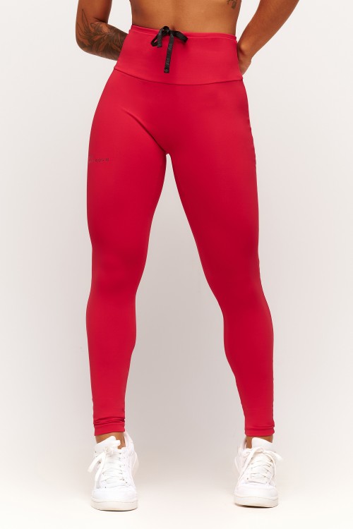 Calça Legging Vermelha Tiebreak