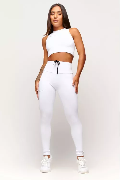 Calça Legging Branca Tiebreak