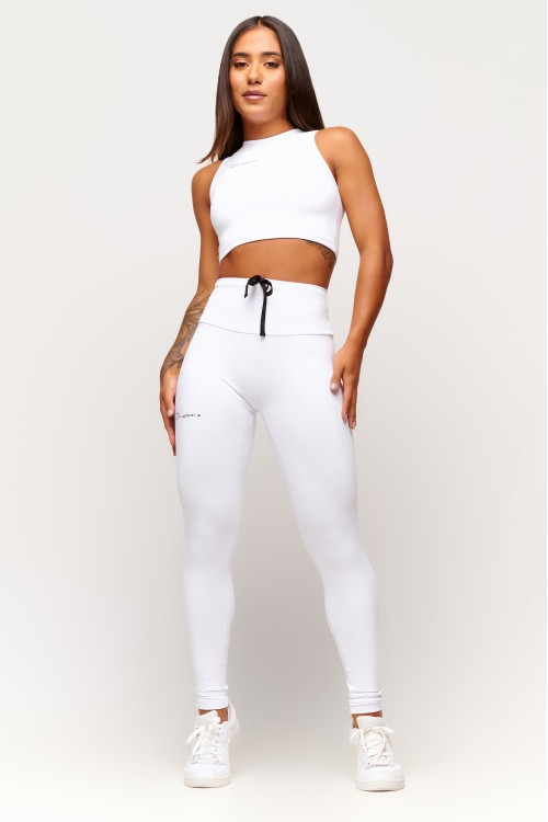 Calça Legging Branca Tiebreak
