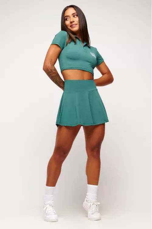 Blusa Gola Polo Verde Racquet