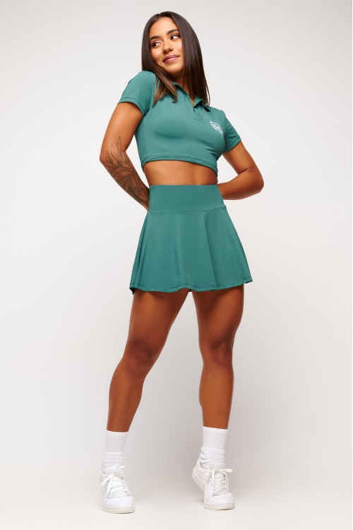 Blusa Gola Polo Verde Racquet
