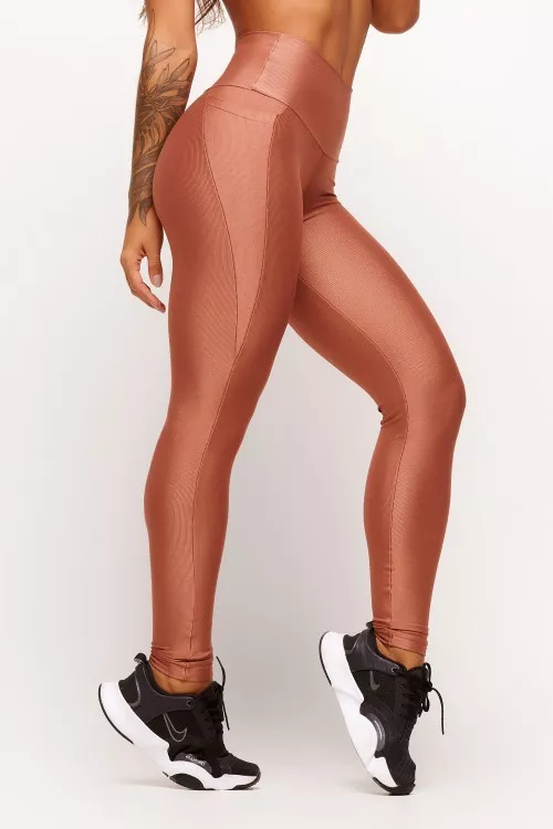 Calça Legging Bronze com bolso Essence
