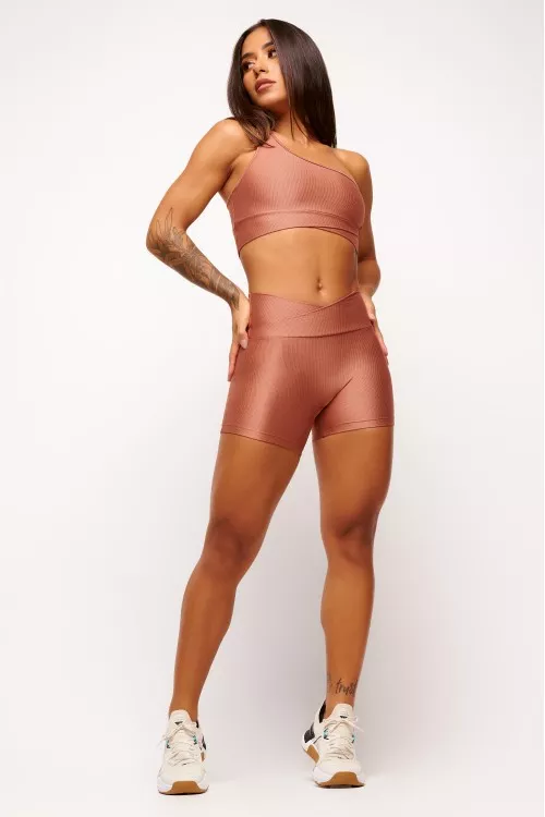 Short Bronze Transpassado Essence