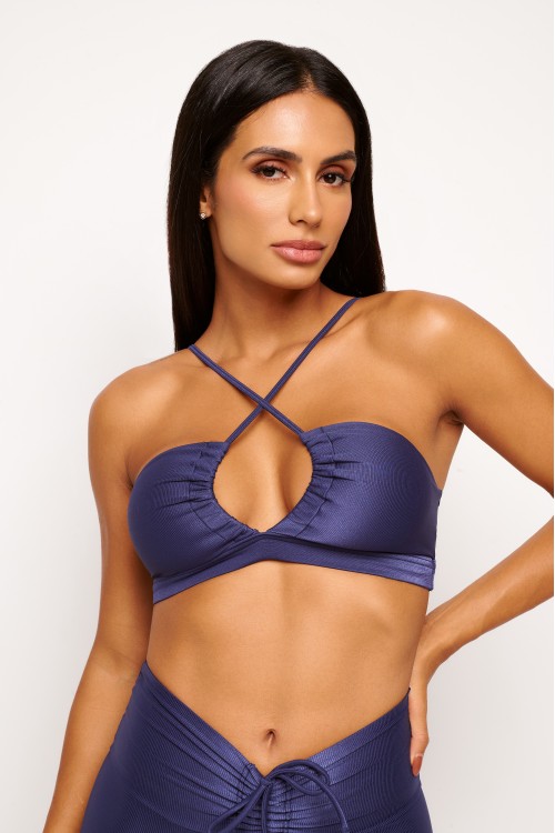 Top Navy Transpassado Essence